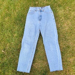 High waisted mom jeans Eddie Bauer